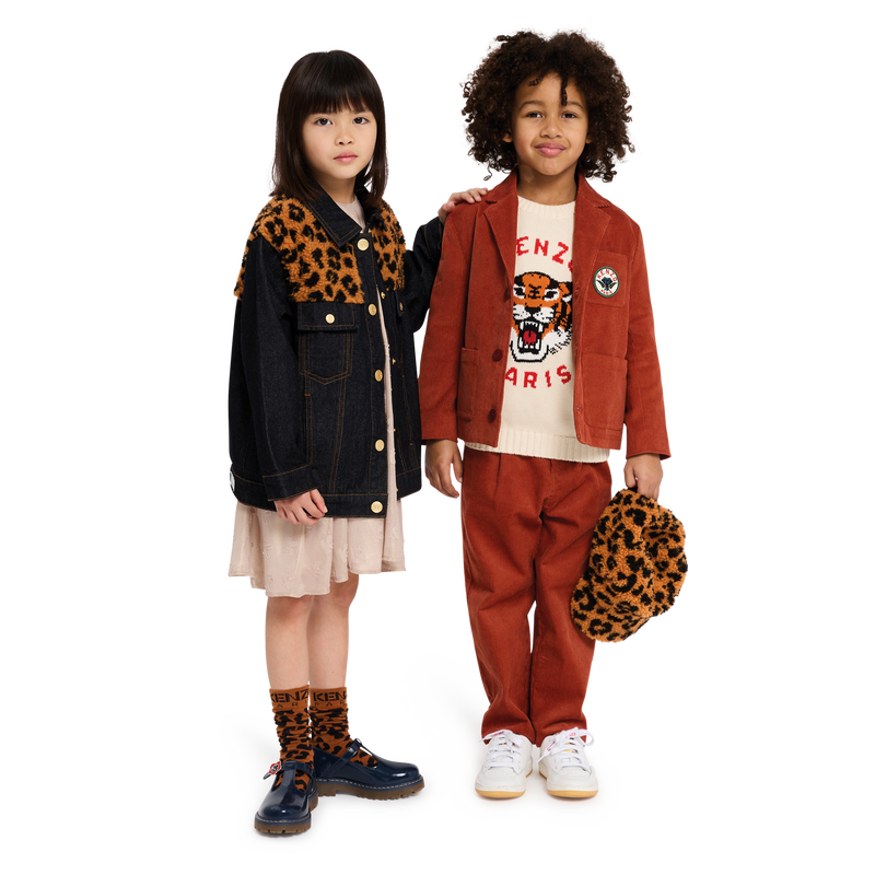 Veste de costume en velours KENZO KIDS 
                    GARCON