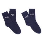 Lot de 2 paires de chaussettes, BLEU CARGO, hi-res
