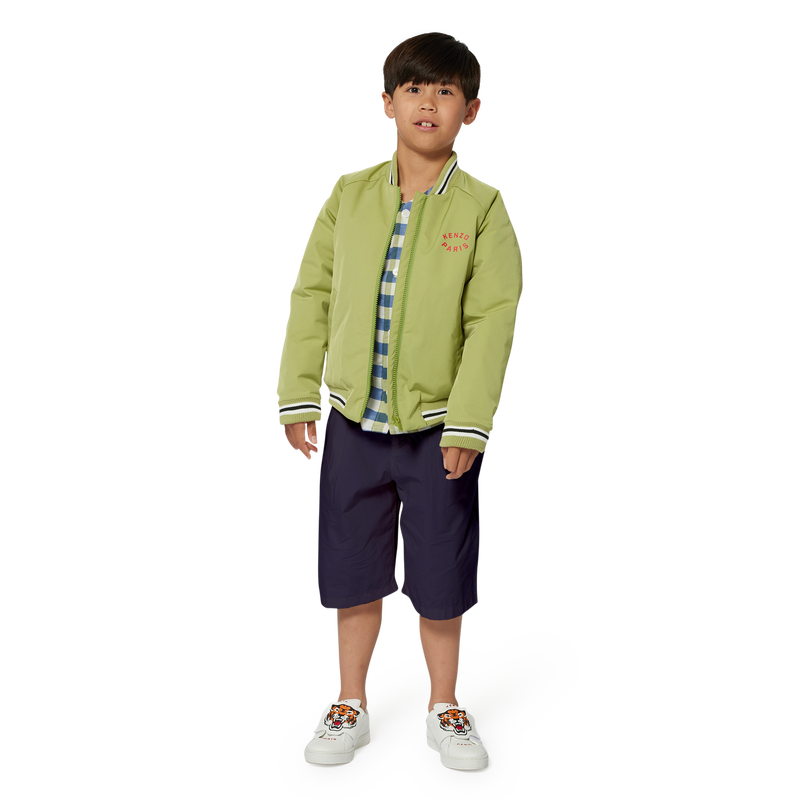 Bermuda en coton uni KENZO KIDS 
                        GARCON