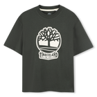 T-shirt bicolore avec logo, RUSH FONCE, hi-res