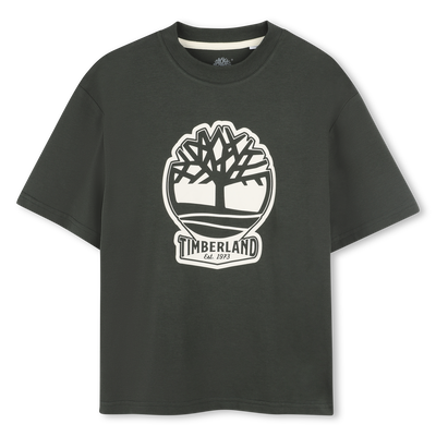 T-shirt bicolore avec logo TIMBERLAND GARCON