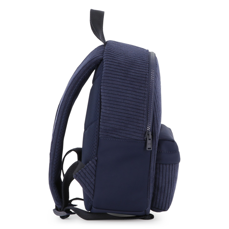 Sac &agrave; dos en velours c&ocirc;tel&eacute; BOSS 
                        GARCON