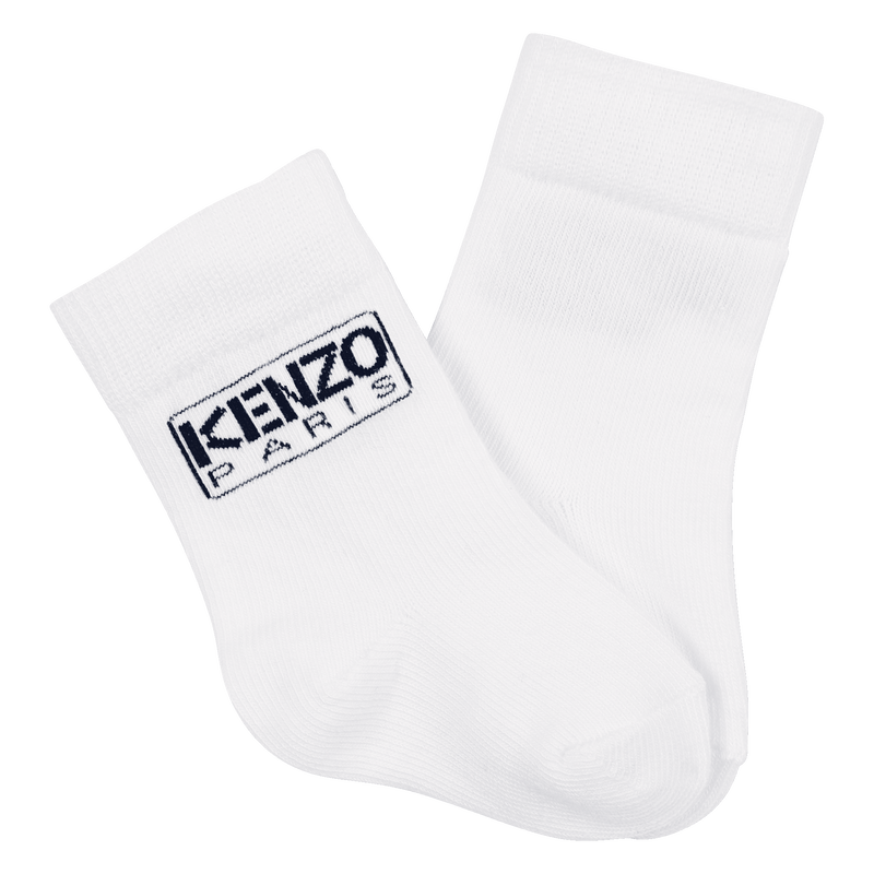 Lot de 2 paires de chaussettes tricot KENZO KIDS 
                    UNISEXE