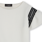 T-shirt &agrave; manches volant&eacute;es KARL LAGERFELD KIDS 
                    FILLE
