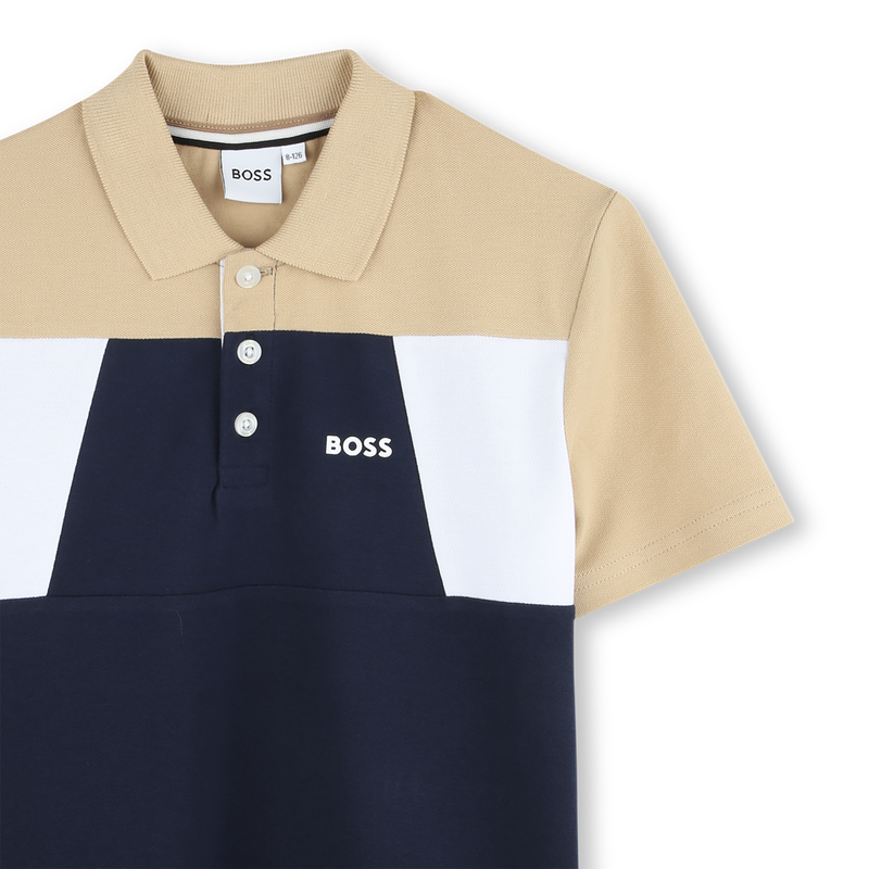 Polo blocs de couleurs BOSS 
                    GARCON