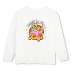 Tee-shirt manches longues KENZO KIDS 
                    FILLE