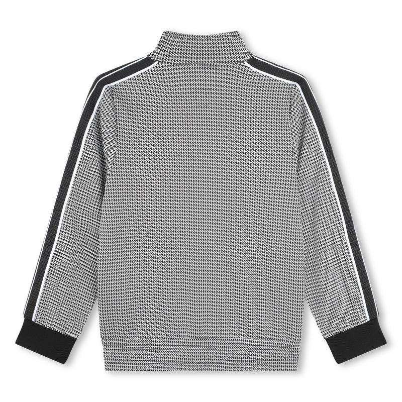 Cardigan zipp&eacute; imprim&eacute; BOSS 
                        GARCON