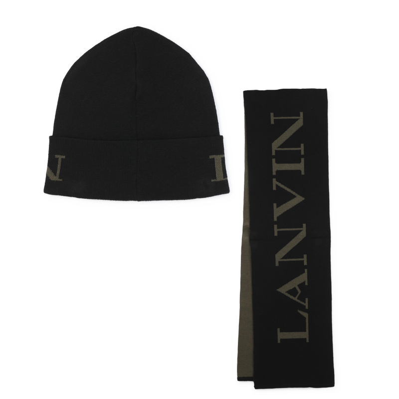Ensemble bonnet et écharpe LANVIN 
                    GARCON