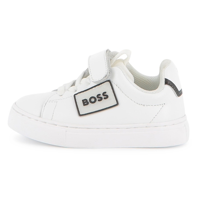 Baskets en cuir de vachette BOSS GARCON