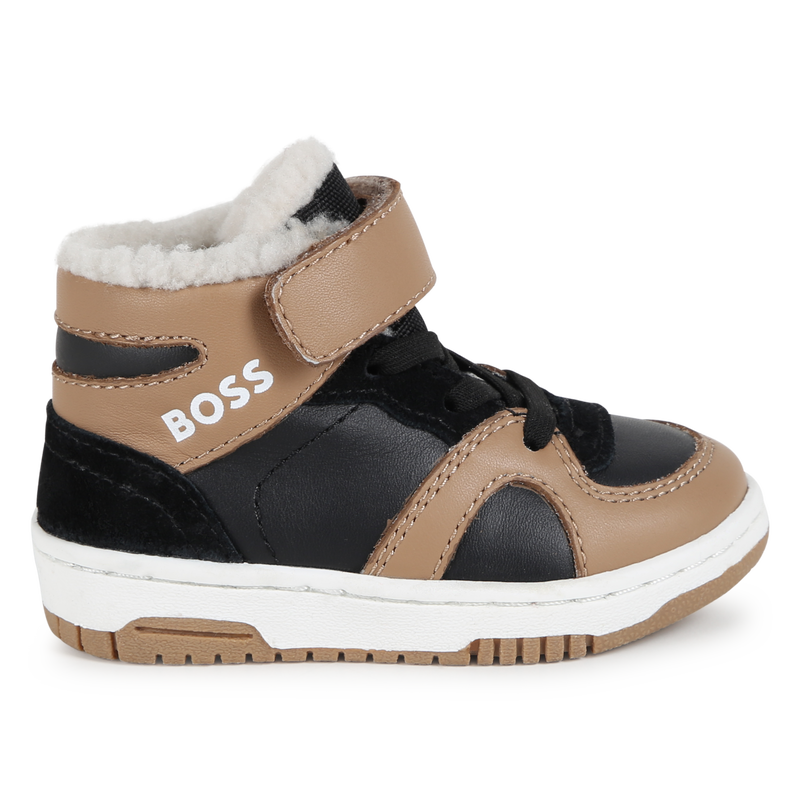 Baskets à lacets et bande auto-agrippante BOSS 
                    GARCON