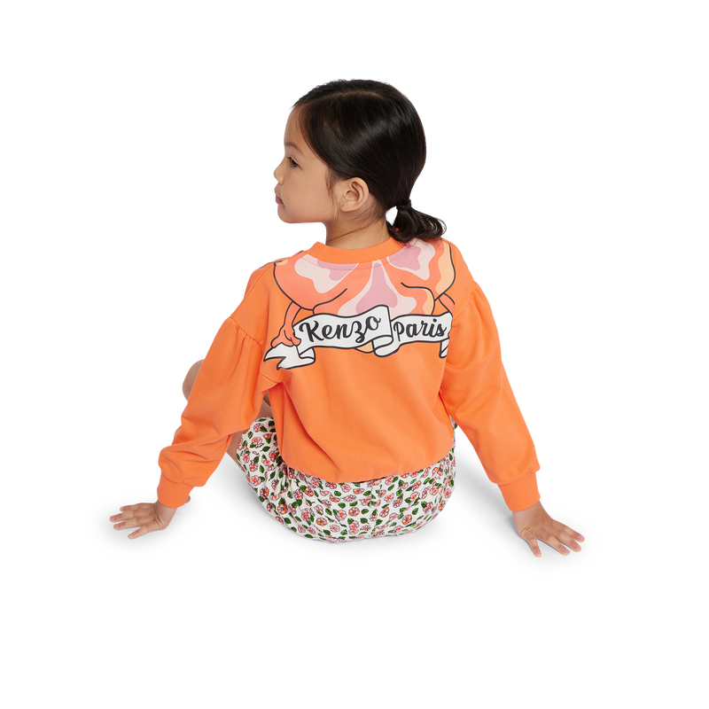 Sweat-shirt en molleton léger KENZO KIDS 
                    FILLE