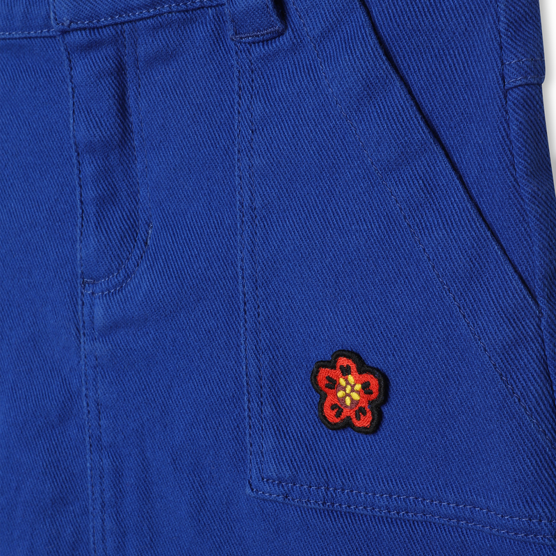 Jupe en coton taille ajustable KENZO KIDS 
                    FILLE