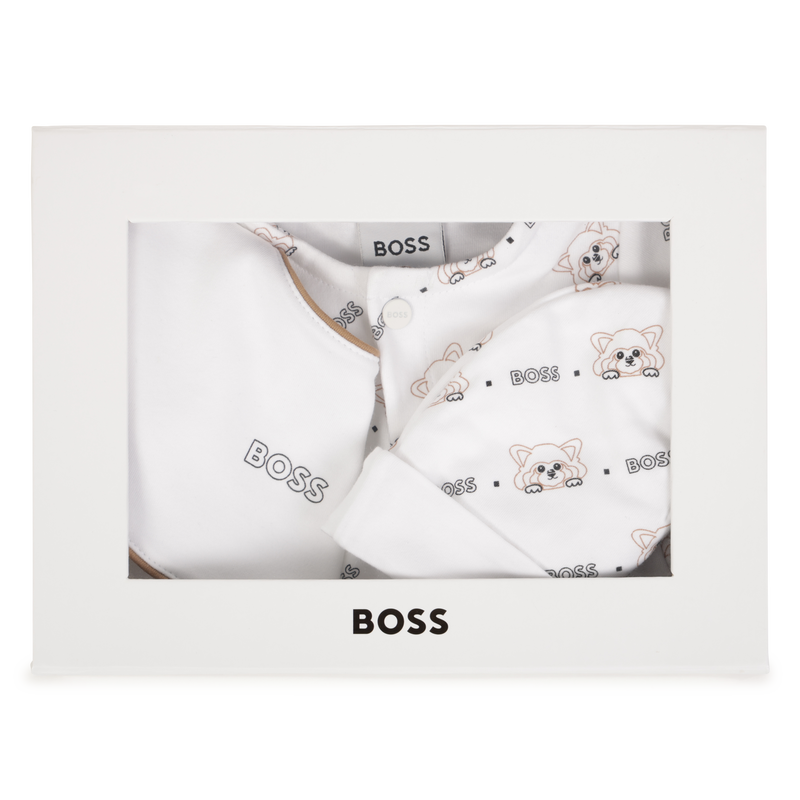 Ensemble pyjama, bonnet et bavoir BOSS 
                    UNISEXE