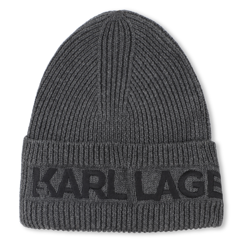 Ensemble bonnet + tour de cou tricot KARL LAGERFELD KIDS 
                    GARCON