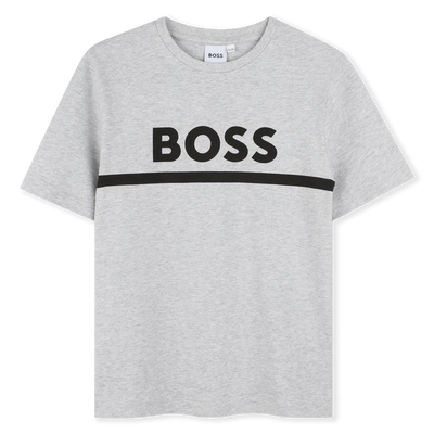 TEE-SHIRT MANCHES COURTES BOSS GARCON