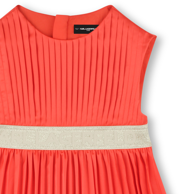Robe de cérémonie plissée KARL LAGERFELD KIDS 
                    FILLE