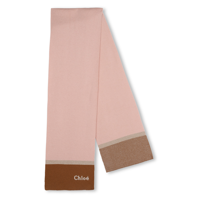 Écharpe tricolore en tricot CHLOE 
                    FILLE