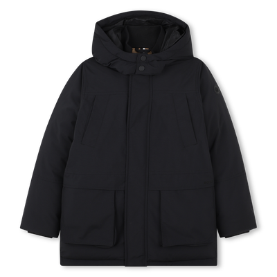 Parka longue à capuche BOSS GARCON