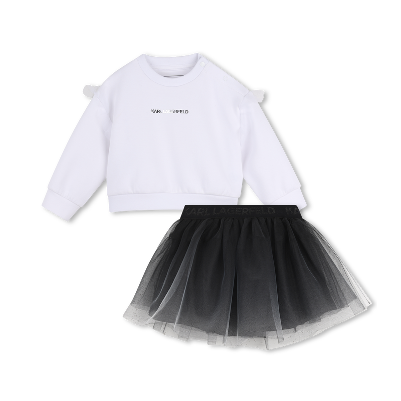 Ensemble Sweat-shirt et jupe KARL LAGERFELD KIDS 
                        FILLE