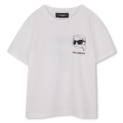 T-SHIRT MANCHES COURTES KARL LAGERFELD KIDS GARCON