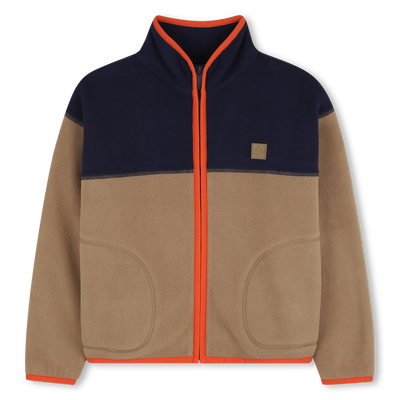 Cardigan bi-couleur en polaire TIMBERLAND GARCON
