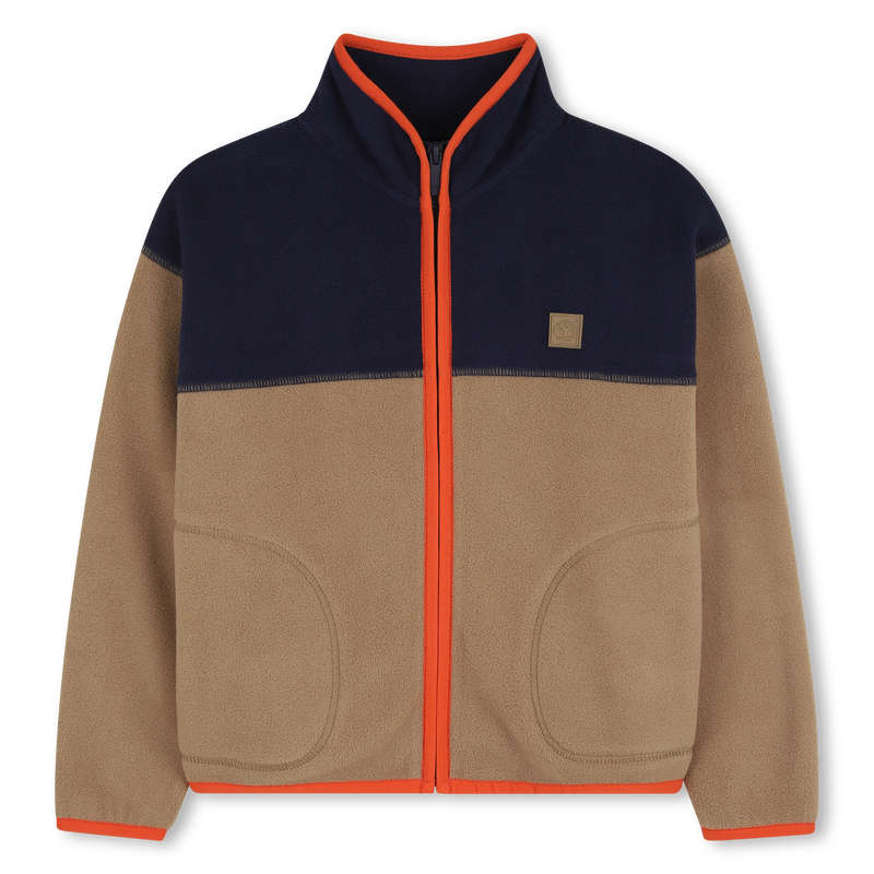 Cardigan bi-couleur en polaire TIMBERLAND 
                    GARCON