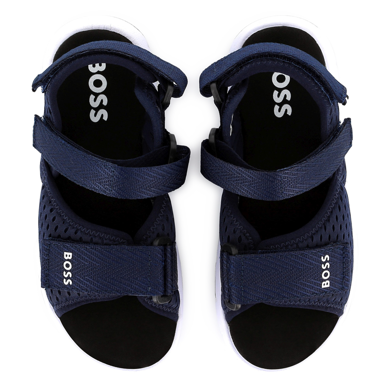 Sandales &agrave; fermeture par bandes auto agrippantes BOSS 
                        GARCON