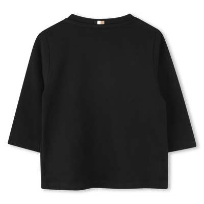 T-shirt sigle vertical BOSS GARCON