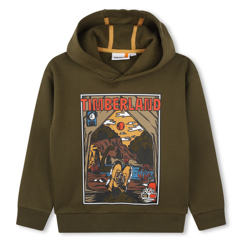 Sweat-shirt avec imprim&eacute; cadre TIMBERLAND 
                        GARCON