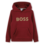 Sweat-shirt &agrave; capuche, GARNET, hi-res