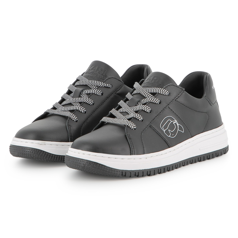 Baskets basses à lacets KARL LAGERFELD KIDS 
                    UNISEXE