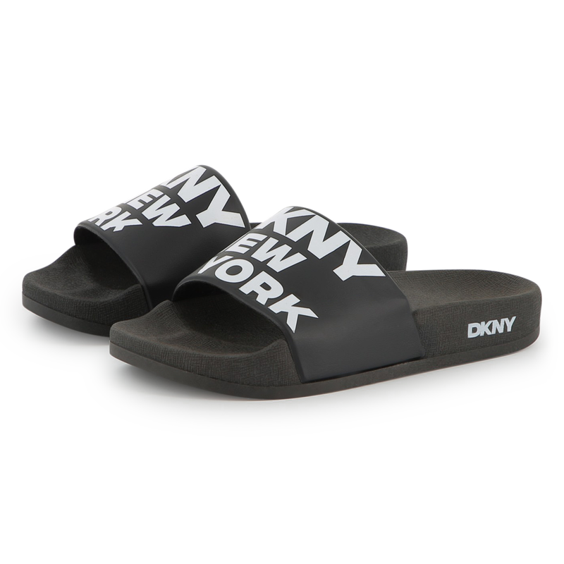 Claquettes imprimées DKNY 
                    UNISEXE
