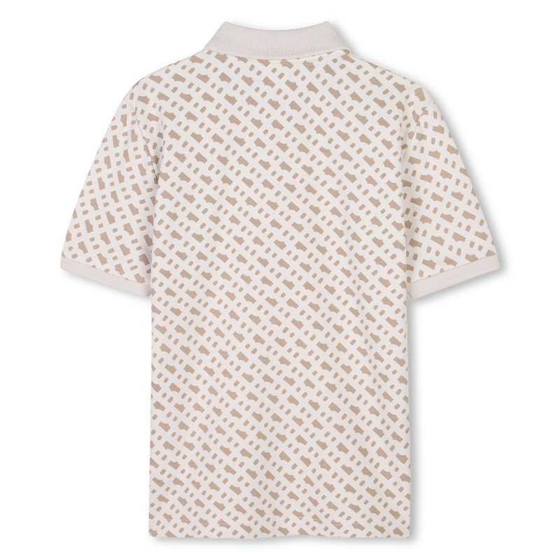 Polo coupe droite imprim&eacute; BOSS 
                        GARCON