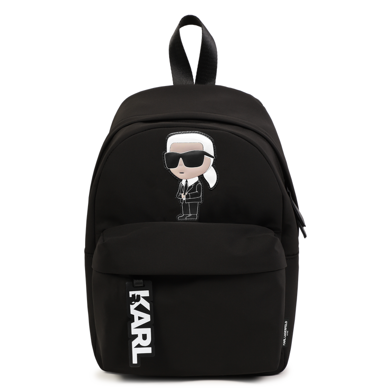 Petit sac à dos avec badge KARL LAGERFELD KIDS 
                    FILLE