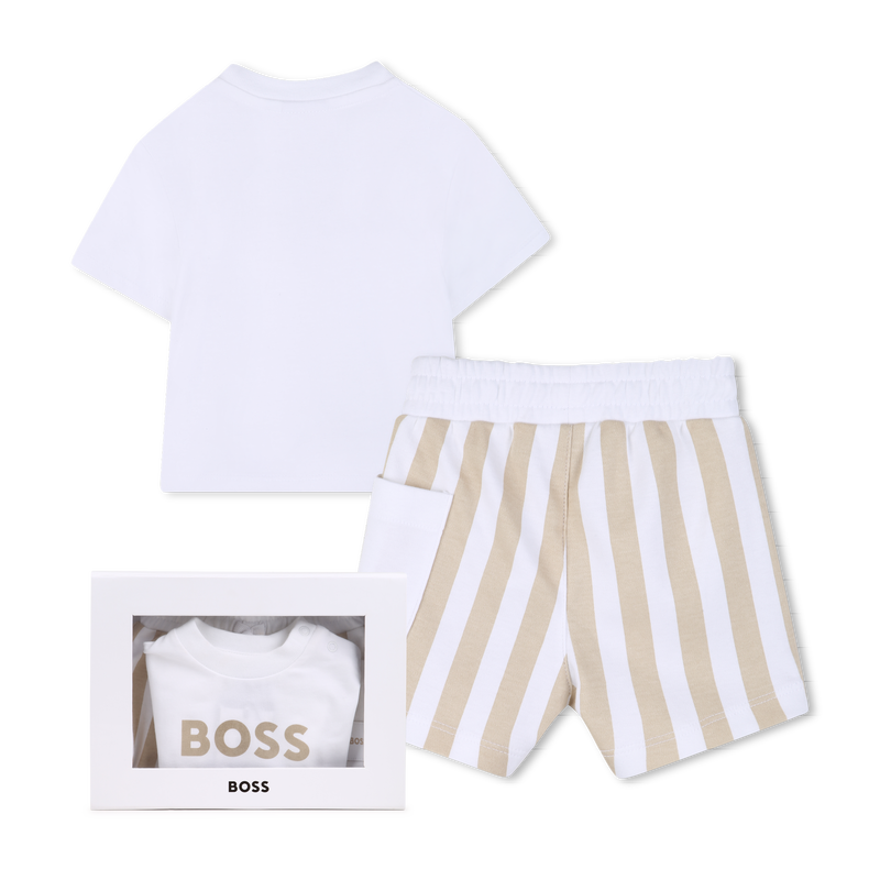 ENSEMBLE T-SHIRT + SHORT BOSS 
                        GARCON
