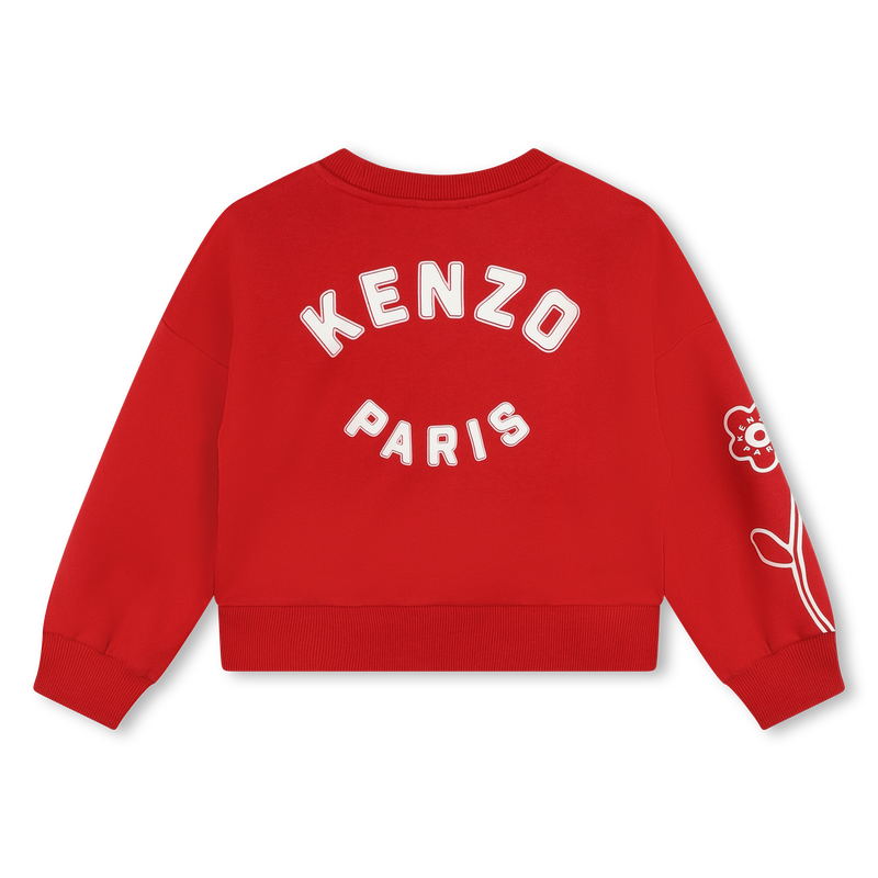 Sweat-shirt molletonné coton KENZO KIDS 
                    FILLE