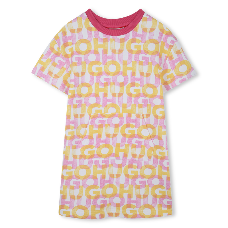 Robe molletonn&eacute;e imprim&eacute;e Hugo 
                        FILLE