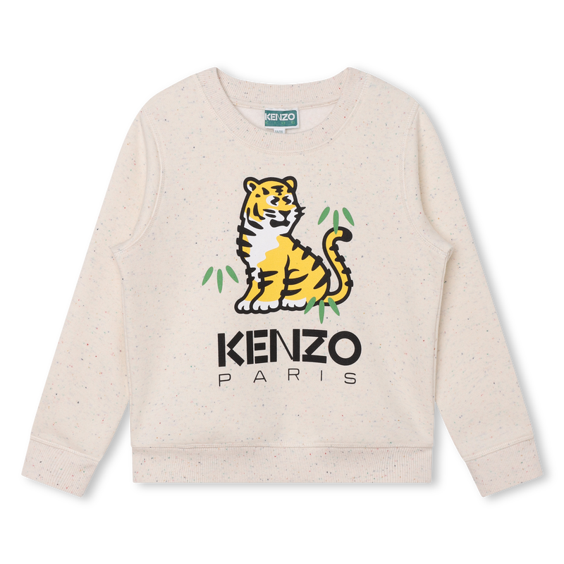 Sweat-shirt molletonné imprimé KENZO KIDS 
                    UNISEXE