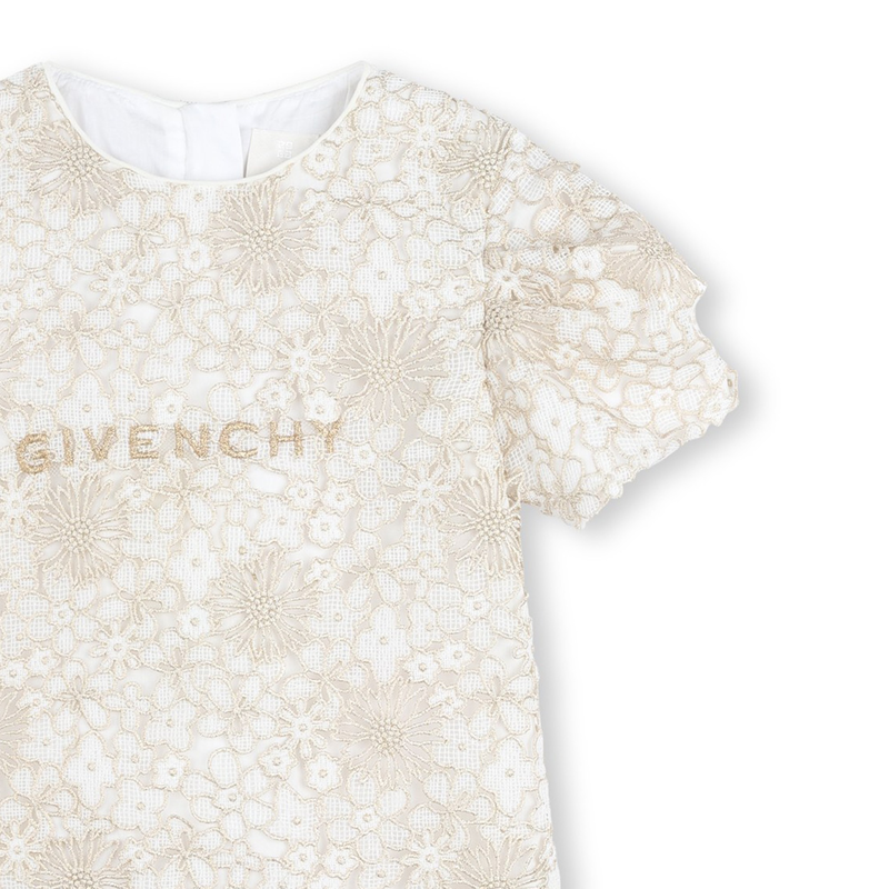Robe à fleurs en dentelle GIVENCHY 
                    FILLE