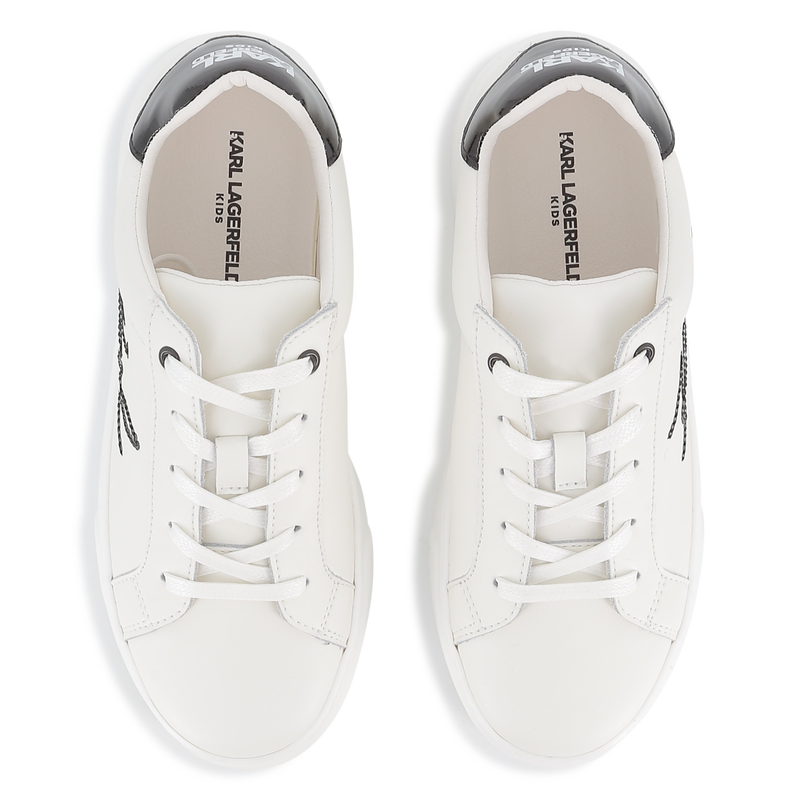 Baskets basse à lacets KARL LAGERFELD KIDS 
                    FILLE