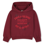 Sweat-shirt &agrave; capuche ZADIG & VOLTAIRE 
                    FILLE