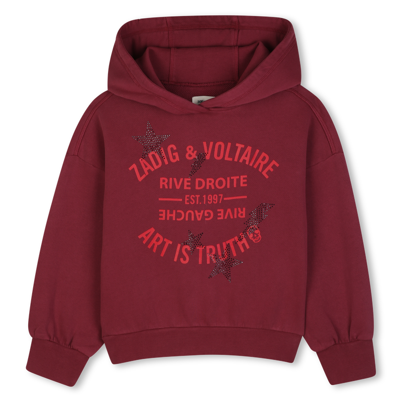 Sweat-shirt &agrave; capuche ZADIG & VOLTAIRE 
                        FILLE
