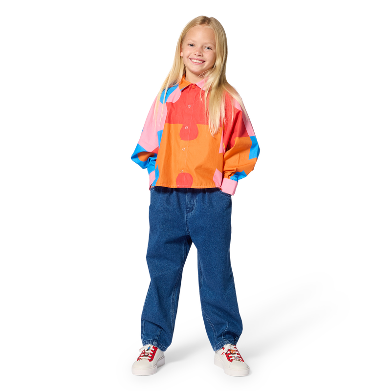 Pantalon en denim KENZO KIDS 
                        FILLE