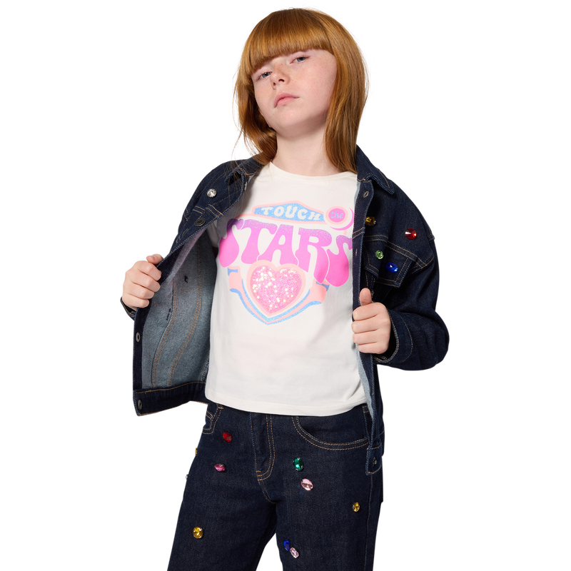 Pantalon en denim brut THE MARC JACOBS 
                    FILLE