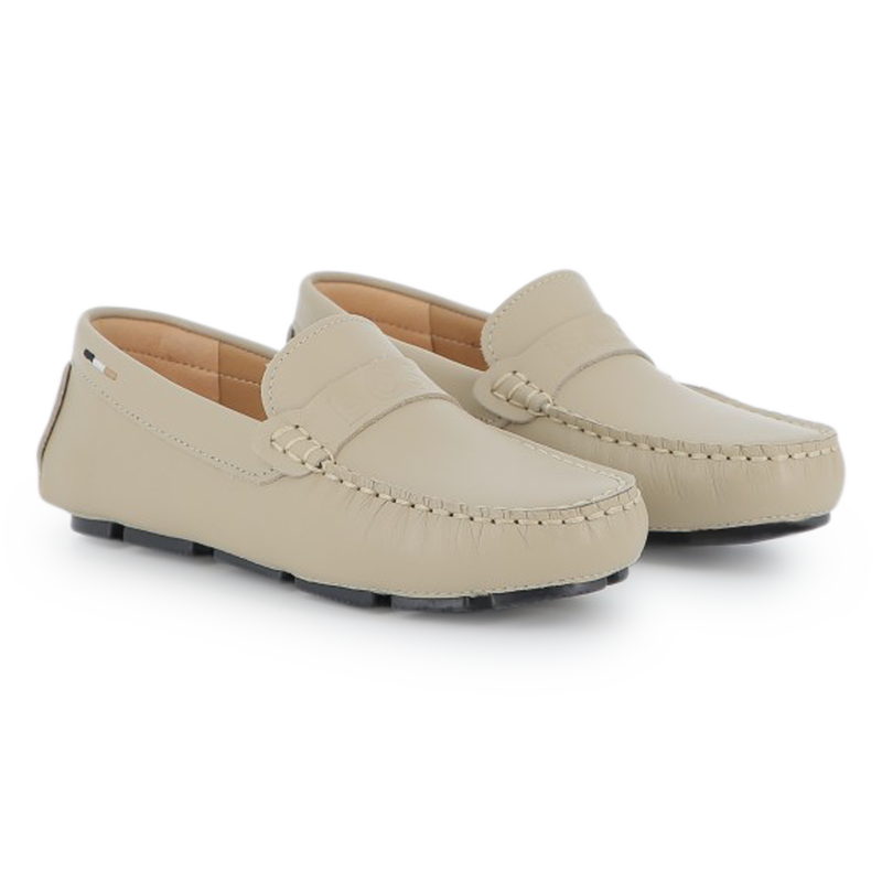 Mocassins en cuir de vachette BOSS 
                    GARCON