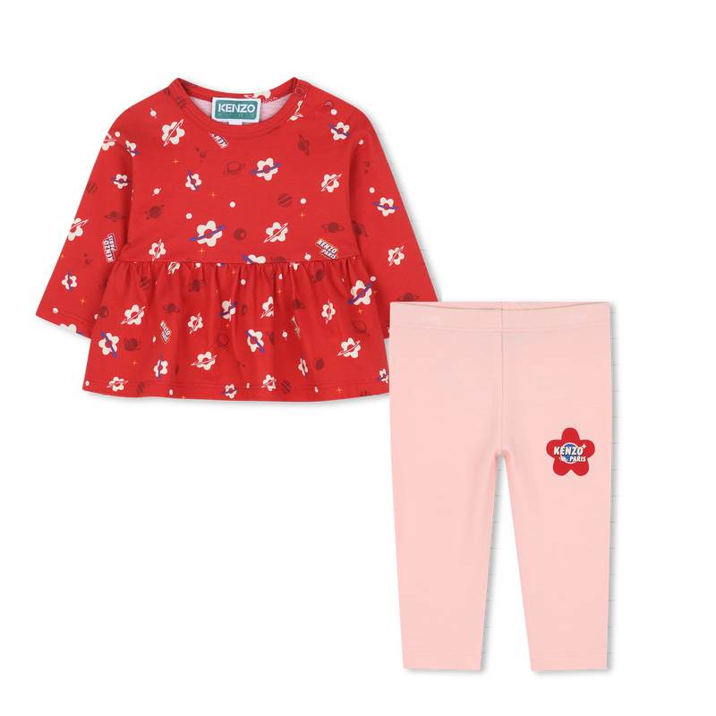 Ensemble tee-shirt et legging KENZO KIDS 
                    FILLE