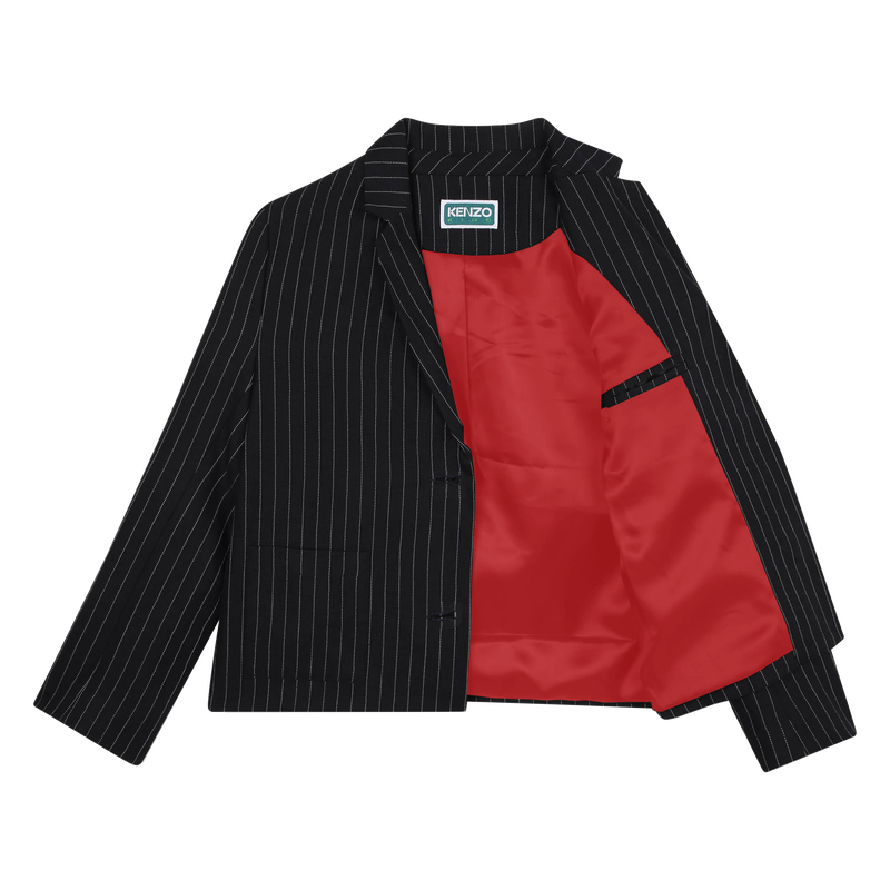 Veste en flanelle rayée KENZO KIDS 
                    FILLE