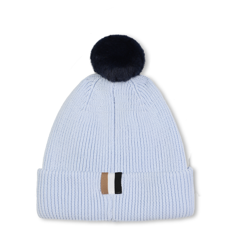 Bonnet tricot avec pompon BOSS 
                    GARCON