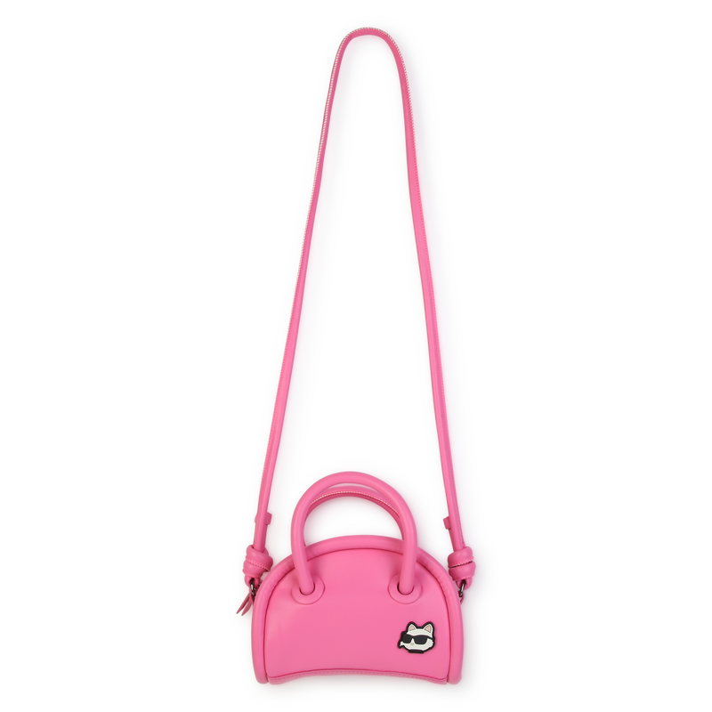 Sac à main zippé toile enduite KARL LAGERFELD KIDS 
                    FILLE