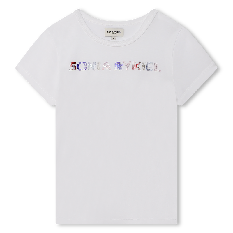 T-shirt illustration en strass SONIA RYKIEL 
                    FILLE